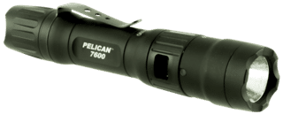 Pelican Handheld Flashlight features a 944 Lumen output and black anodized body.
